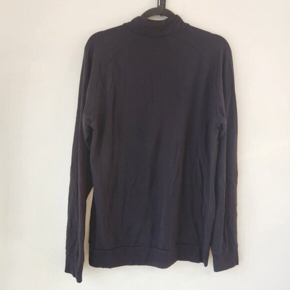 Travis Matthew Golf Quarter Zip Pullover Black Long Sleeve Shirt Sweatshirt M - Picture 2 of 6